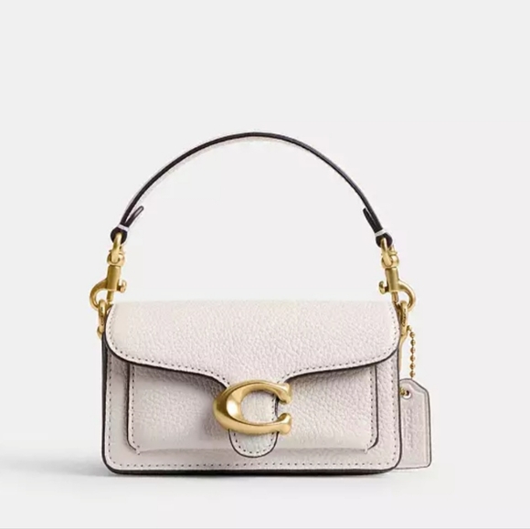 Coach Handbags - NWT❤️ Coach Tabby 12 Mini Chalk White Crossbody CN731